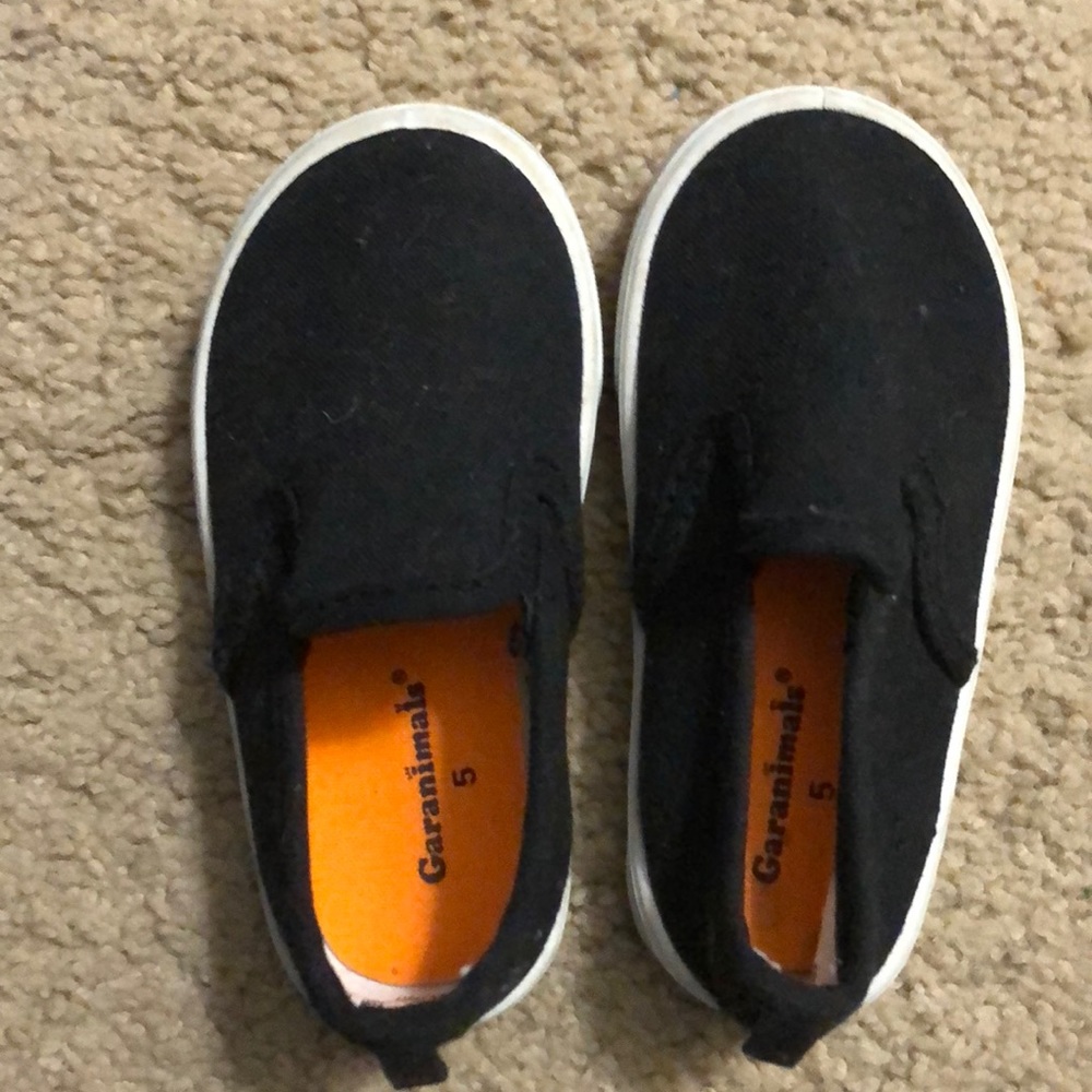 Black slip on shoes